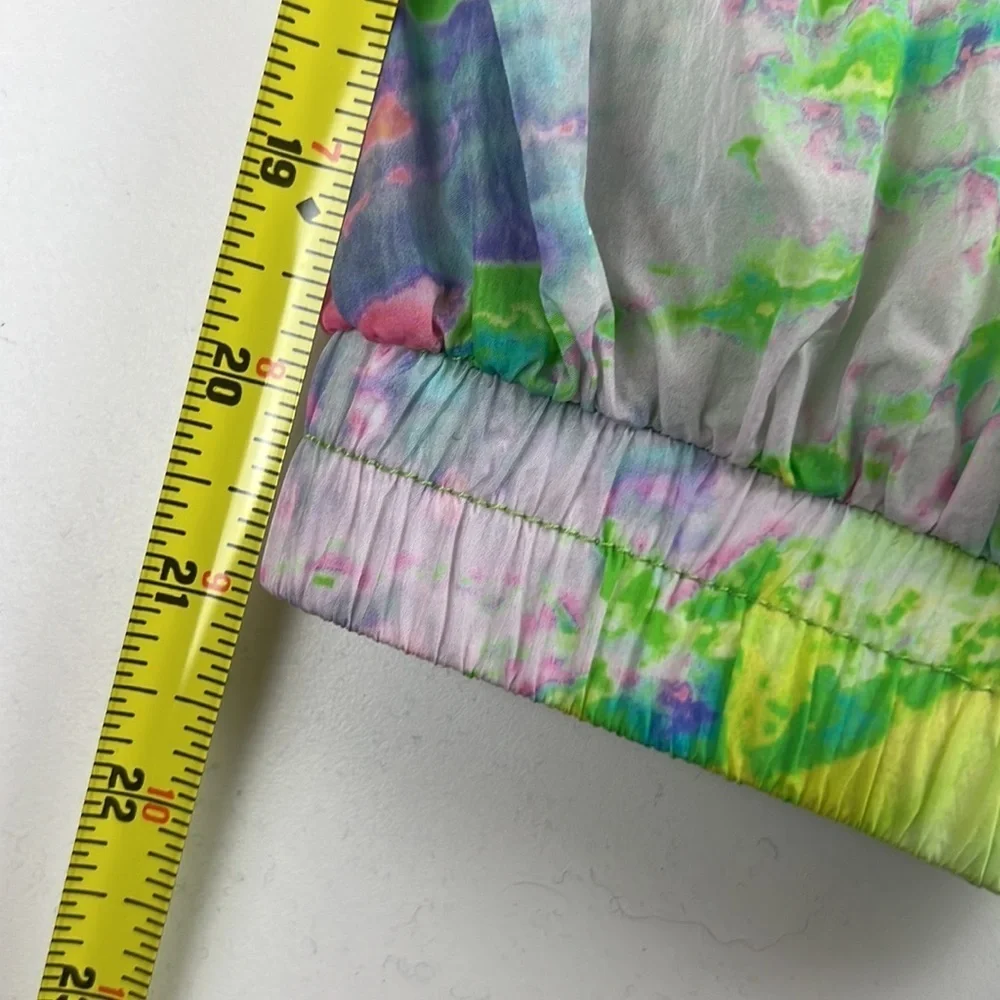 Nwt Urban Outfitters Multi Colour 2 way  Windbreaker Rain Jacket - Picture 10 of 11